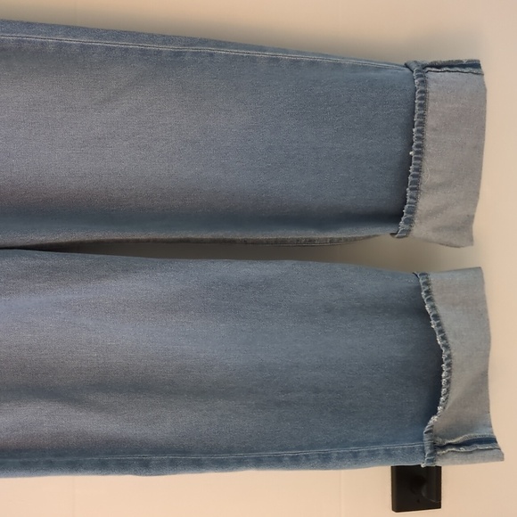 Anthropology Etica Stanton Wide leg/cuff cotton Denim relaxed fit Jeans 31 - Picture 9 of 11